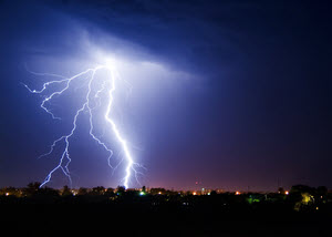 lighting storm
