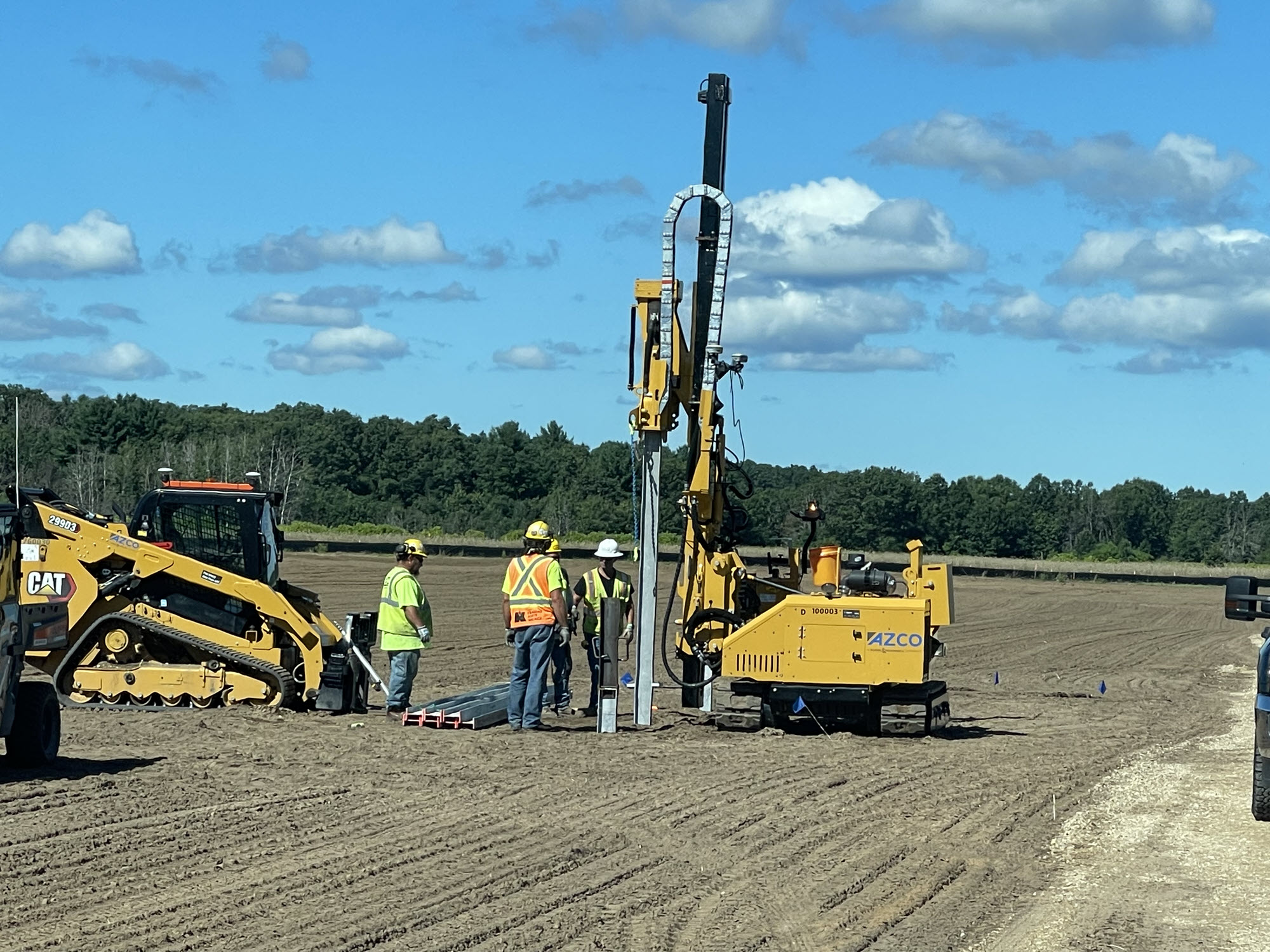 Land work begins at the Wautoma Solar Project location.