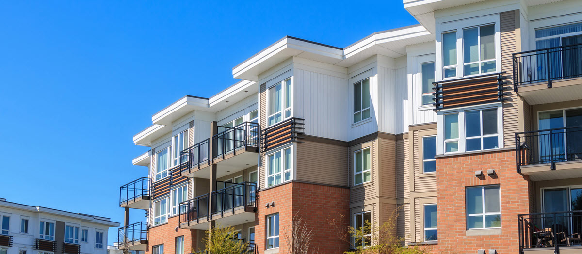 apartment buildings