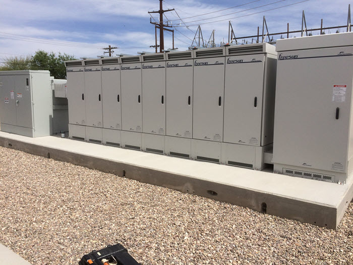 Solar battery storage system