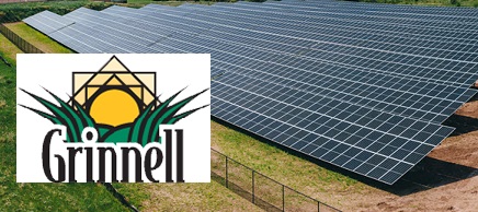 City of Grinnell Solar Project with Logo