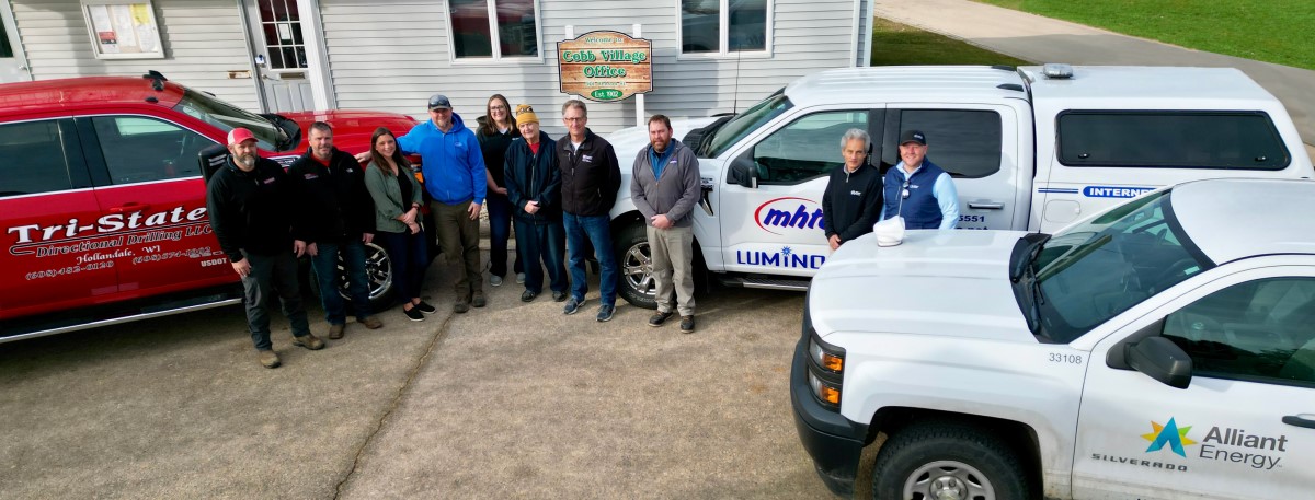 Group photo in Cobb, Wisconsin.