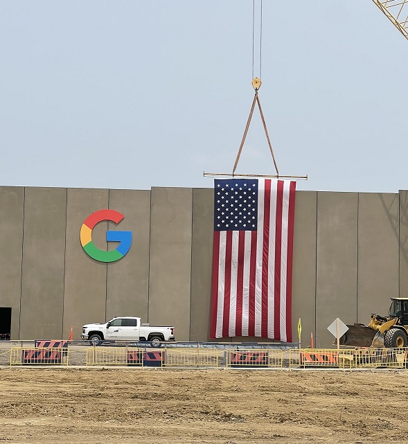 google logo on building