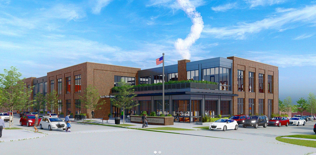 Marion Public Library rendering