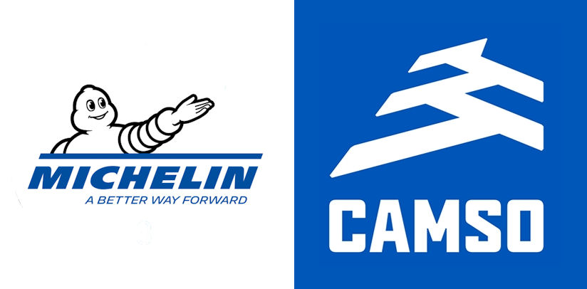 Michelin and Camso logos
