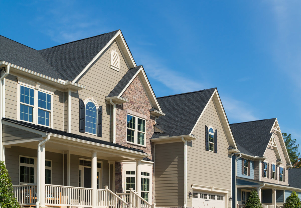 row of houses