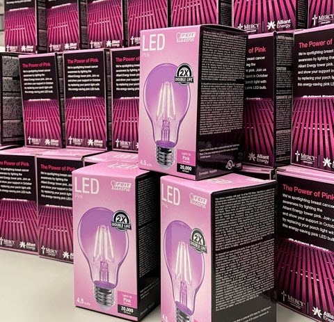 pink light bulbs