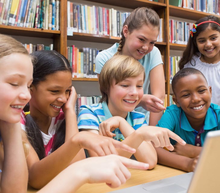 students in a classroom
