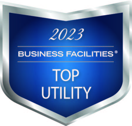 Business Facilities Top Utility Badge 2023