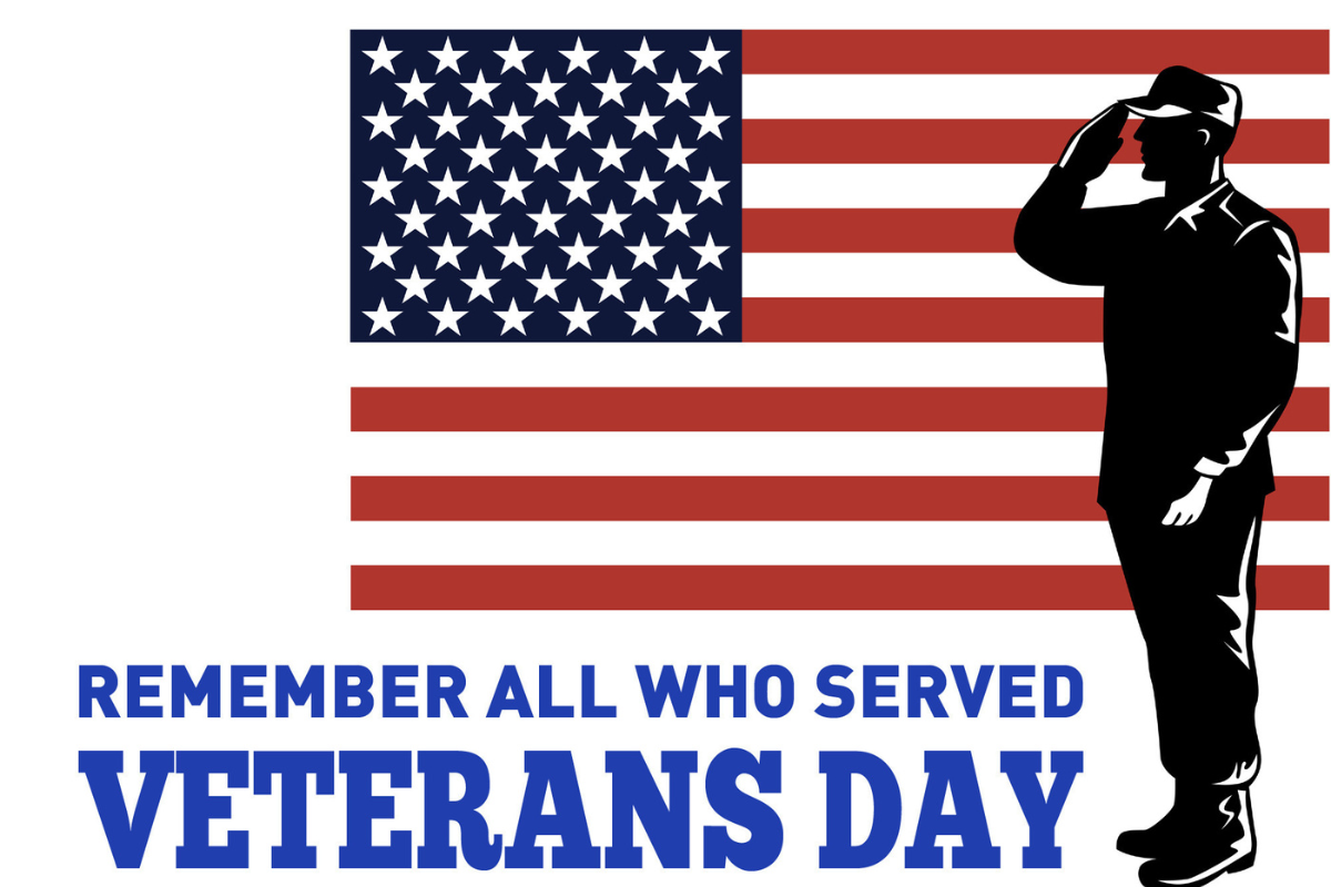 Happy Veterans Day graphic
