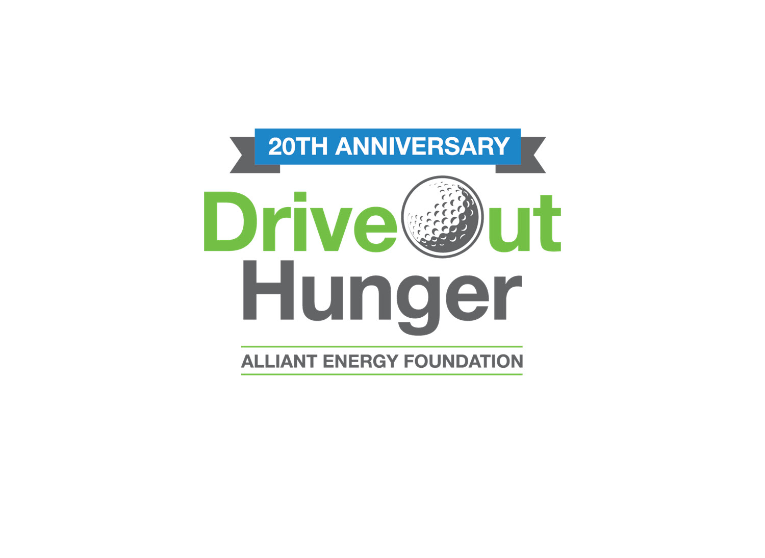 Drive Out Hunger 20th anniversary logo