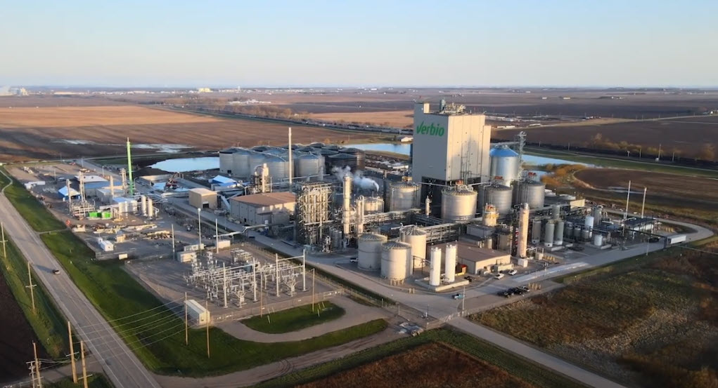 Verbio facility from the air