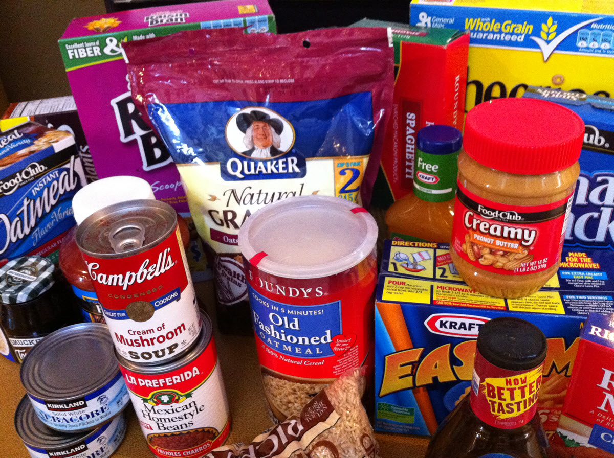 packages of food