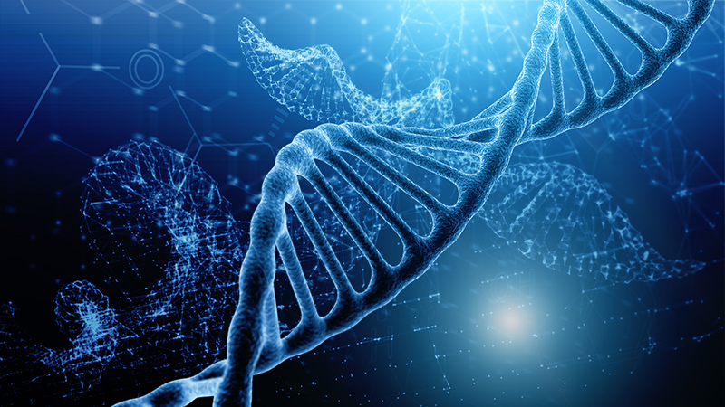 Scientific DNA graphic