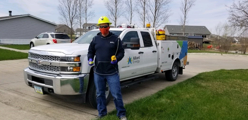 Alliant Energy Employee & Utility Truck