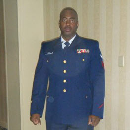 man in military uniform