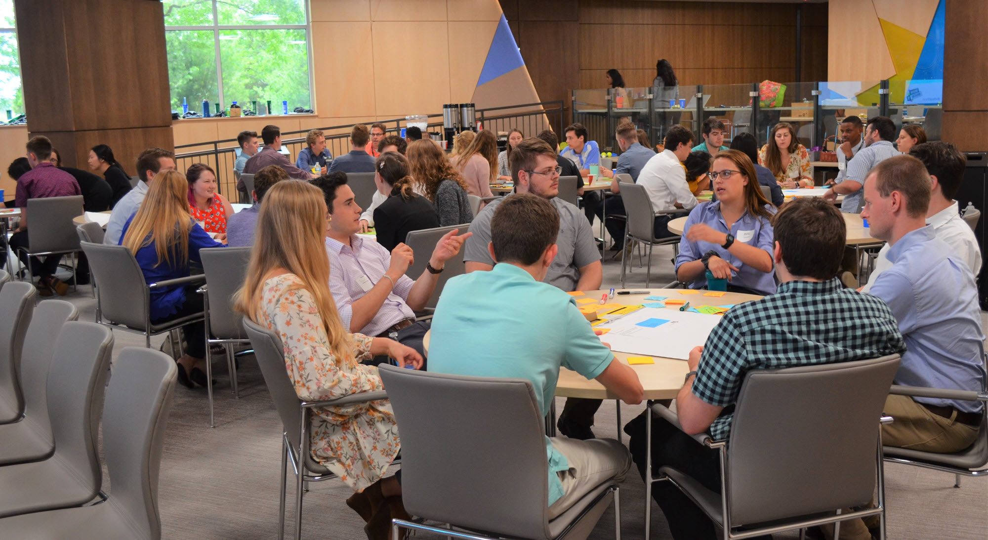 people at a table discussing ideas
