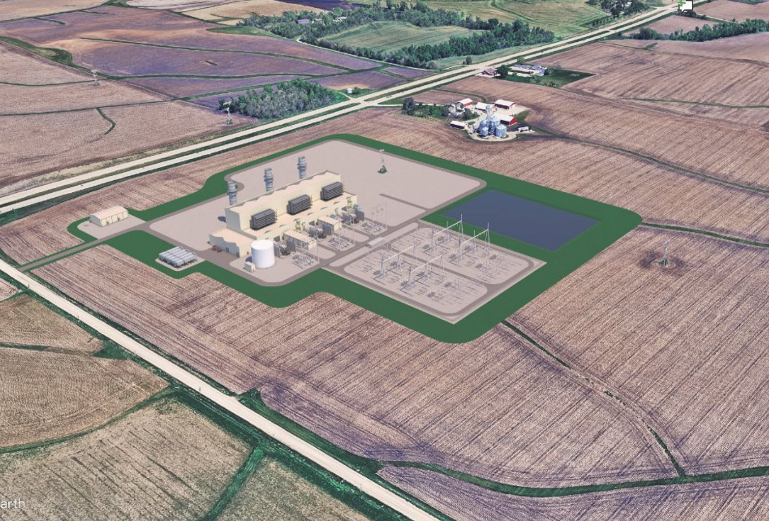 rendering of Morgan Valley Energy Center