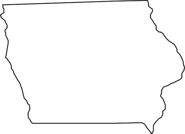 Map of Iowa