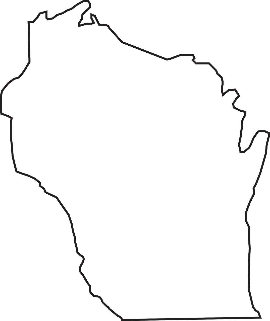 Map of Wisconsin